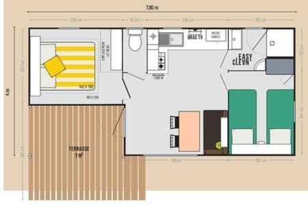 Mobil-Home Cosy 5 Personnes Camping Le Ried - Europapark Boofzheim Exterior foto
